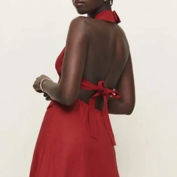 Reformation Red Midi Dress - Picture 4 of 10